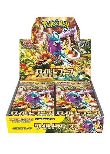 Display de boosters Pokemon Wild Force SV5K Japanese